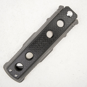 Нож Jesse James Knife Company Nomad, Titanium/Carbon Handle - складной туристические ножи из стали Нож Jesse James Knife Company Nomad, Titanium/Carbon Handle - складной туристические ножи из стали